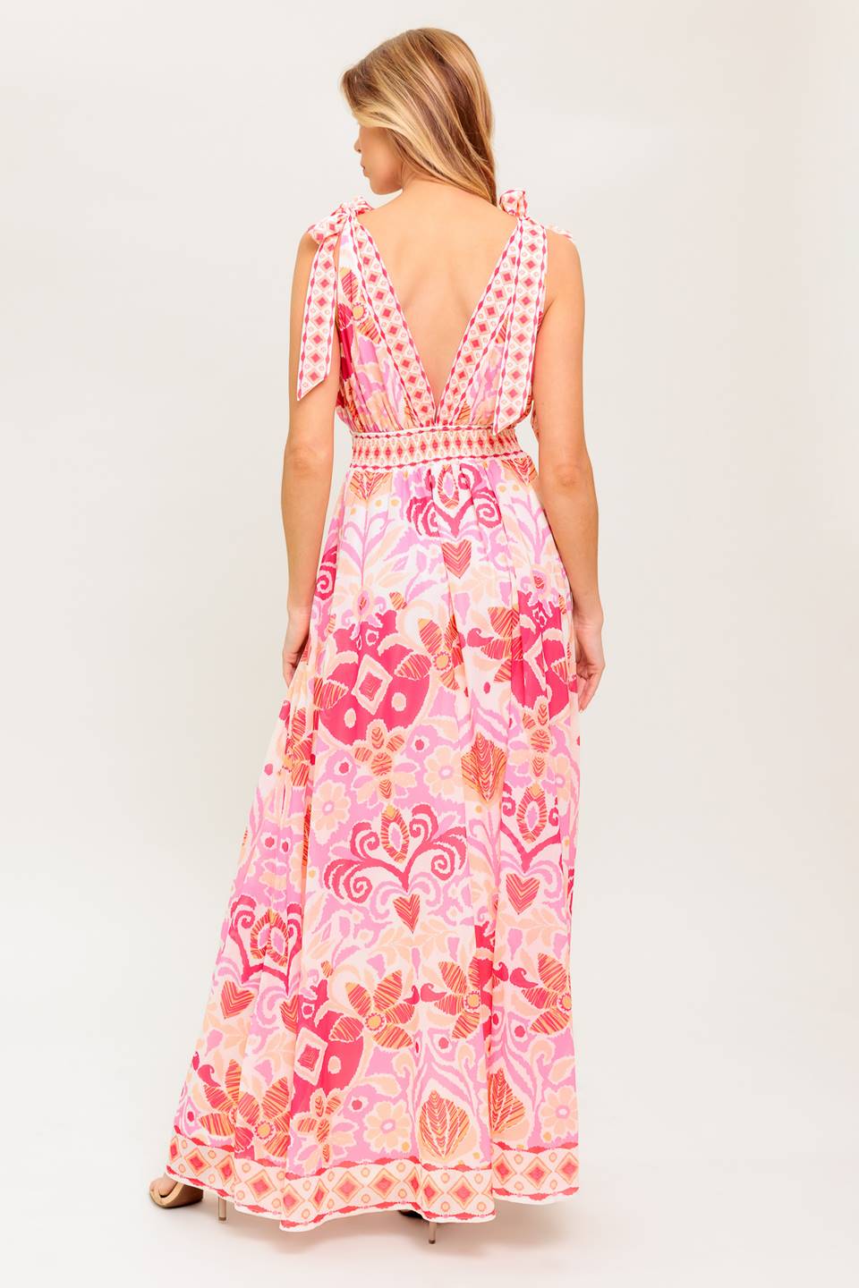 LEACE IT TO FATE WOVEN MAXI DRESS Flying Tomato